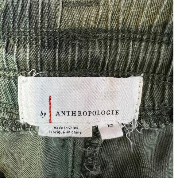Anthropologie Green Camo Camouflage Leda Utility Joggers Lyocell - Picture 10 of 14